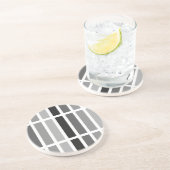 Silver Grey Hues Zandsteen Onderzetter (Zijkant)