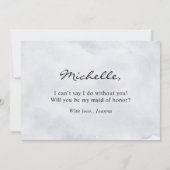 Silver Grey Ivory Wordt mijn dienstmeisje? Kaart (Achterkant)