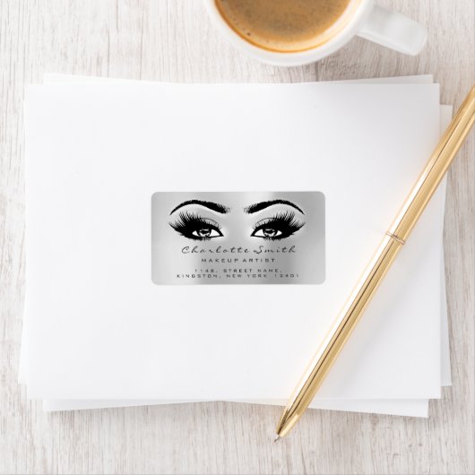 Silver Grey Makeup Lashes Stylst Beauty RSVP Etiket (Insitu)