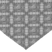 Silver Grey Metal Flowers met Pareltjes Patroon Korte Tafelloper (Hoek)