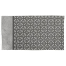 Silver Grey Metal Flowers met Pareltjes Patroon