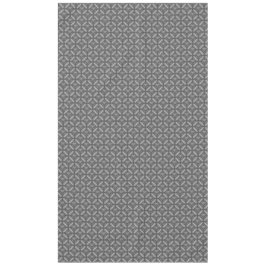 Silver Grey Metal Flowers met Pareltjes Patroon Tafelkleed