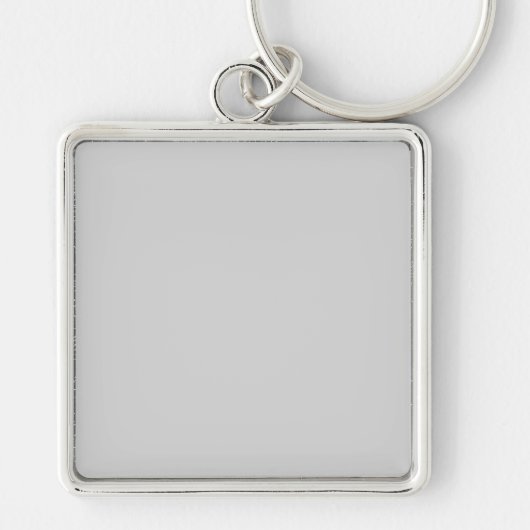 Silver Grey Mode Grey Color Trend 2014 Blank Sleutelhanger (Voorkant)