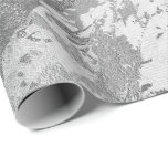 Silver Grey Monochrom Marble Shiny Metallic VIP Cadeaupapier<br><div class="desc">Minimalisme en elegantie,  afhankelijk van de werkelijke ontwikkeling van de binnenbekleding. Voor veel luxe glam-gelegenheden</div>