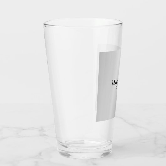 Silver Grey Professional, uniek, klassiek eenvoudi Glas (Rechts)