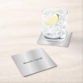 Silver Grey Professional, uniek, klassiek eenvoudi Kartonnen Onderzetters (Insitu)