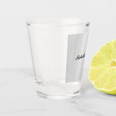 Silver Grey Professional, uniek, klassiek eenvoudi Shot Glas (Links)