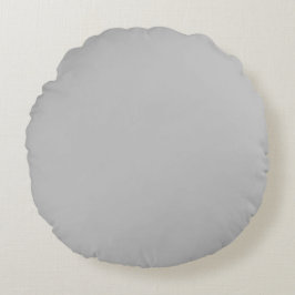 Silver Grey Round Pillow Rond Kussen