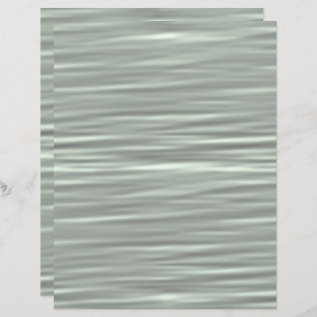Silver Grey Satin-look Scrapbook Paper (Voorkant / Achterkant)