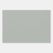 Silver Grey Seamless Arabesque Pattern Inpakpapier Vel (Voorkant 3)