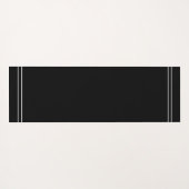 Silver Grey Shield Wheel in Lotus op Black Yogamat (Achterkant (horizontaal))