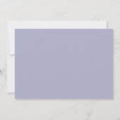 Silver Grey Simple Minimal Border Note Notitiekaartje (Achterkant)