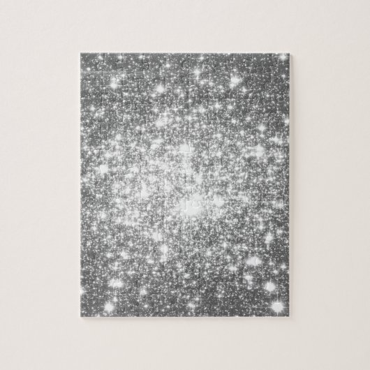 Silver Grey Sparkle Legpuzzel (Verticaal)