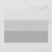 Silver Grey Striped Briefkaart (Voorkant)