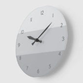 Silver Grey Striped Grote Klok (Hoek)