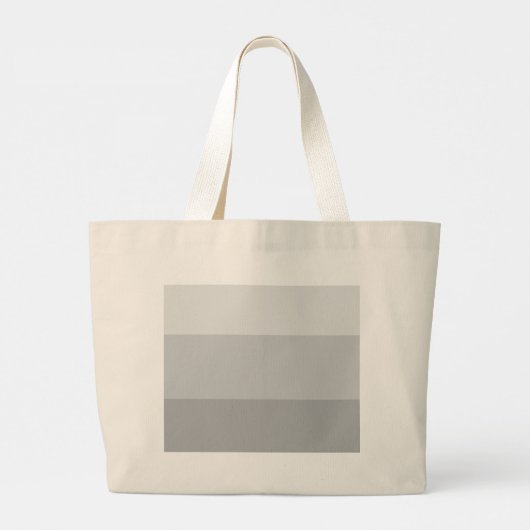 Silver Grey Striped Grote Tote Bag (Achterkant)