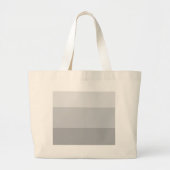 Silver Grey Striped Grote Tote Bag (Voorkant)