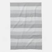 Silver Grey Striped Kitchen Towel Theedoek (Verticaal)