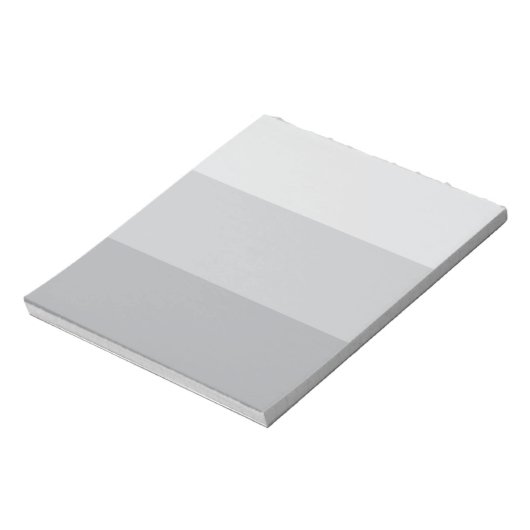 Silver Grey Striped Notitieblok (Linkerzijde)