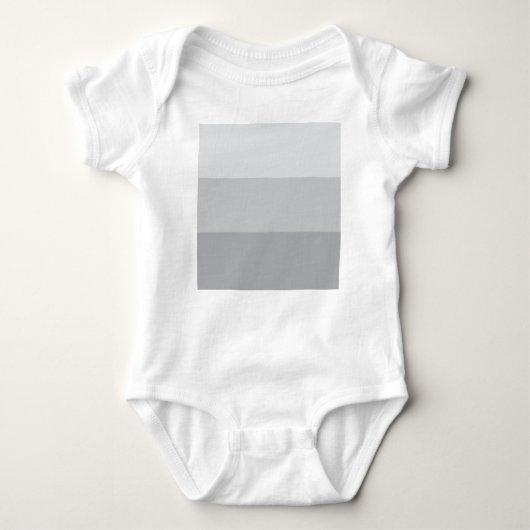 Silver Grey Striped Romper (Voorkant)