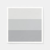 Silver Grey Striped Servet (Voorkant)
