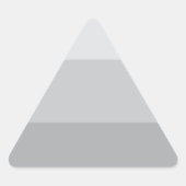 Silver Grey Striped Sticker (Voorkant)