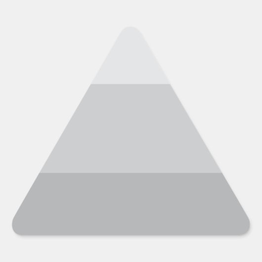 Silver Grey Striped Sticker (Voorkant)