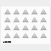 Silver Grey Striped Sticker (Vel)