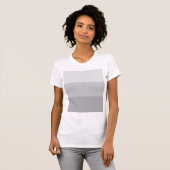 Silver Grey Striped T-shirt (Voorkant volledig)