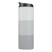 Silver Grey Striped Thermosbeker (Geroteerd rechts)