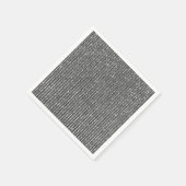 Silver Grey Stripes Decor Servetten (Hoek)