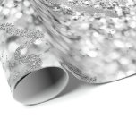 Silver Grey Strokes Glitte Marble Shiny Metal Cadeaupapier<br><div class="desc">Minimalisme en elegantie,  afhankelijk van de werkelijke ontwikkeling van de binnenbekleding. Voor veel luxe glam-gelegenheden</div>