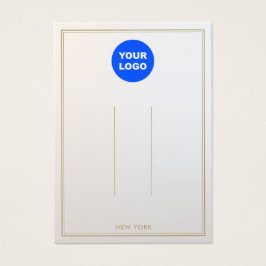 Silver Grey voegt Logo Ombre Hair Clip Display toe Visitekaartje