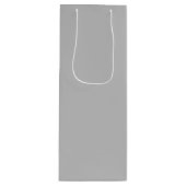 Silver Grey Wine Gift Bag Wijn Cadeautas (Voorkant)