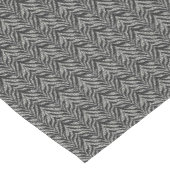 Silver Grey Zebra Stripes Pattern Korte Tafelloper (Hoek)