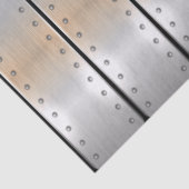 Silver-grijs metallische textuurstrepen patroon tissuepapier (Detail)