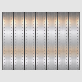 Silver-grijs metallische textuurstrepen patroon tissuepapier