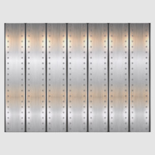 Silver-grijs metallische textuurstrepen patroon tissuepapier