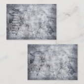 Silver Grunge Engels Paard Visitekaartje (Voorkant / Achterkant)