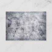 Silver Grunge Engels Paard Visitekaartje (Achterkant)