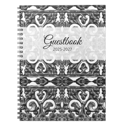 Silver Guestbook Notitieboek (Voorkant)