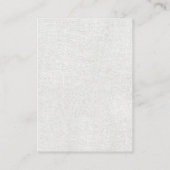 Silver Hair Headband Display Kaart Visitekaartje (Achterkant)