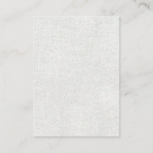 Silver Hair Headband Display Kaart Visitekaartje (Achterkant)