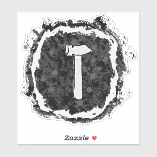 Silver Hammer Sticker (Vel)