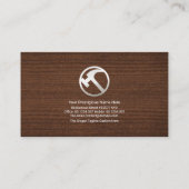 Silver Hammer Timber Home Green Landscaping Visitekaartje (Achterkant)