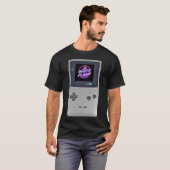 SILVER Handheld Gaming Console Retro 90s Gamer Nos T-shirt (Voorkant volledig)