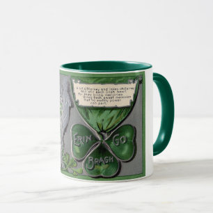 Silver Harp, Shamrock, St. Patrick's Day,  Mok