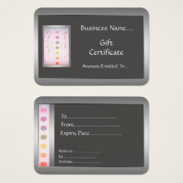 Silver Healing Hands Holistic Gift Kaart design