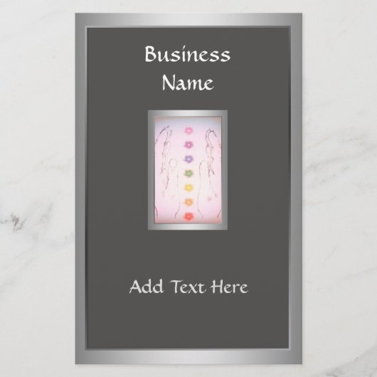 Silver Healing Hands Holistic Sjabloon Flyer (Voorkant)