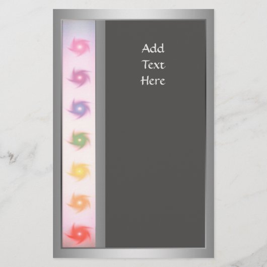 Silver Healing Hands Holistic Sjabloon Flyer (Achterkant)